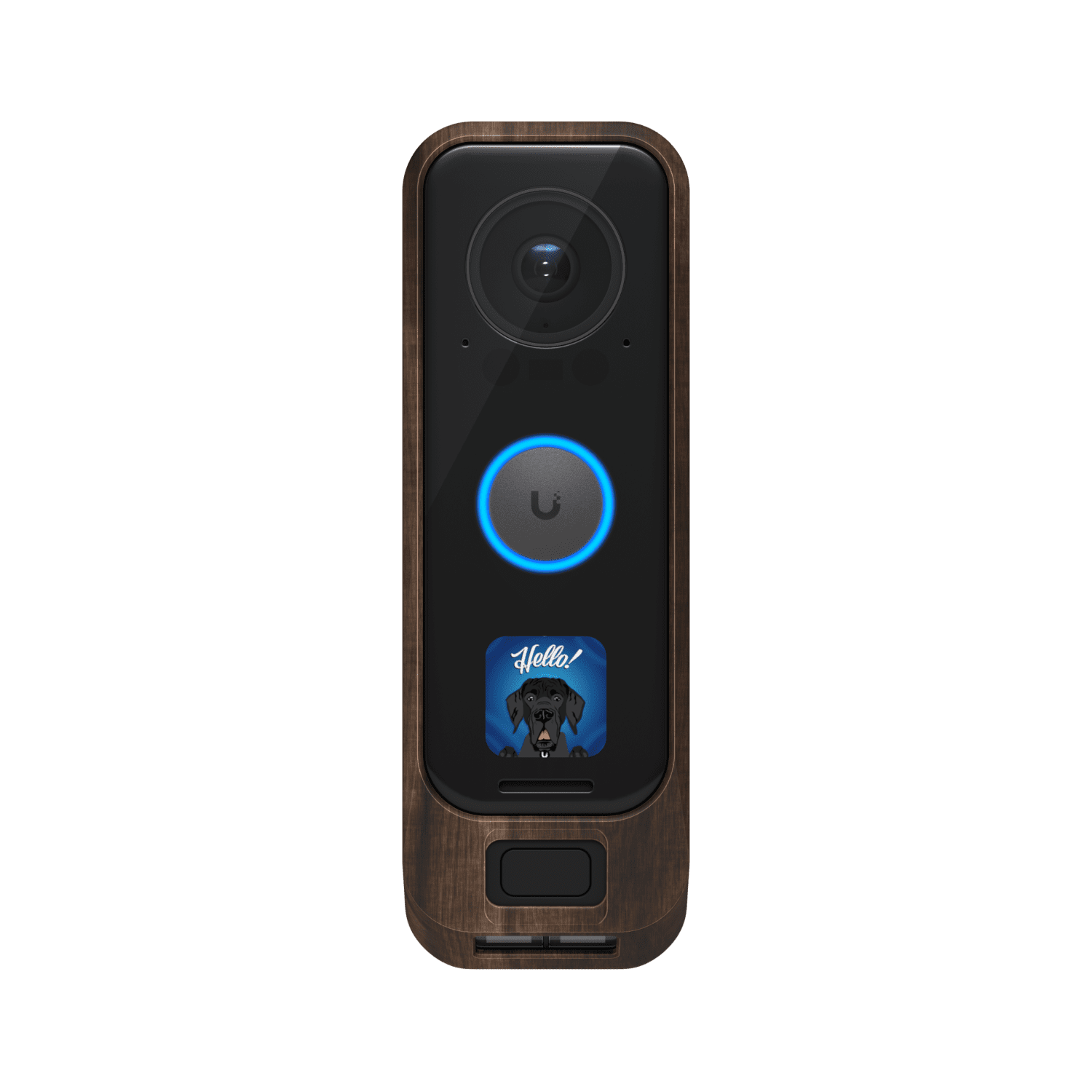 G4 Doorbell Pro Cover Wood