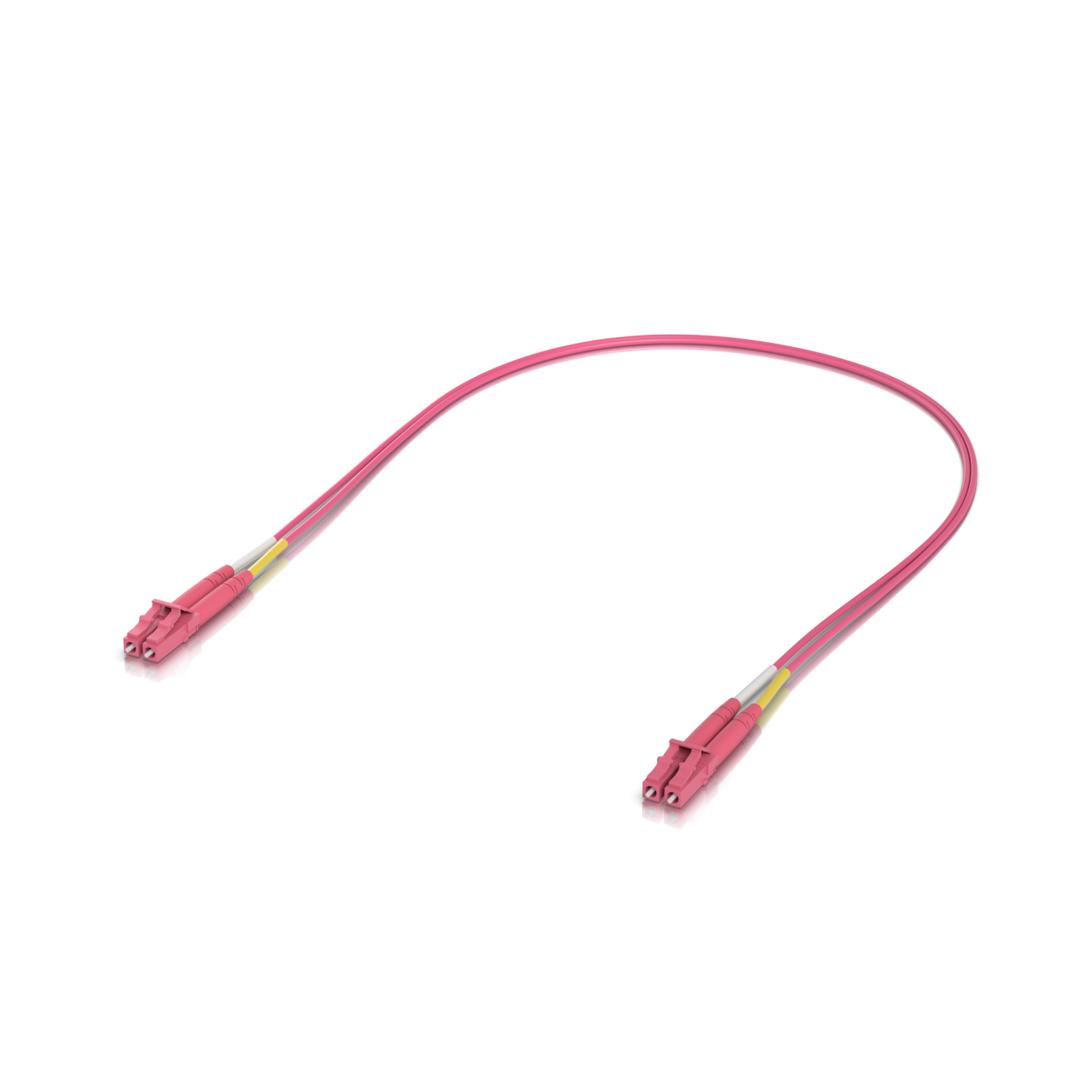 OM4 Duplex LC UPC Fiber Patch Cable 0.5m 50 Pack