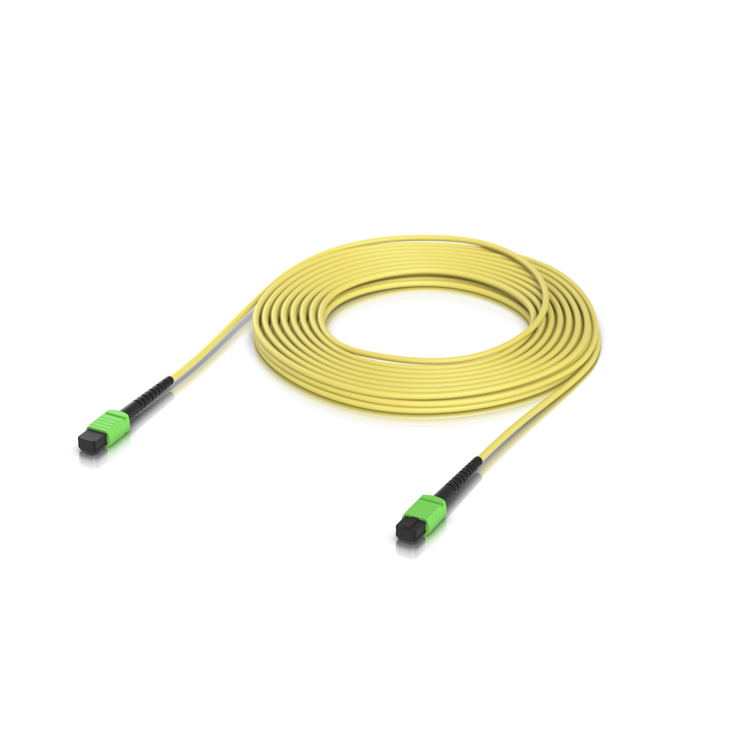 OS2 MPO-12 APC Fiber Patch Cable 10M