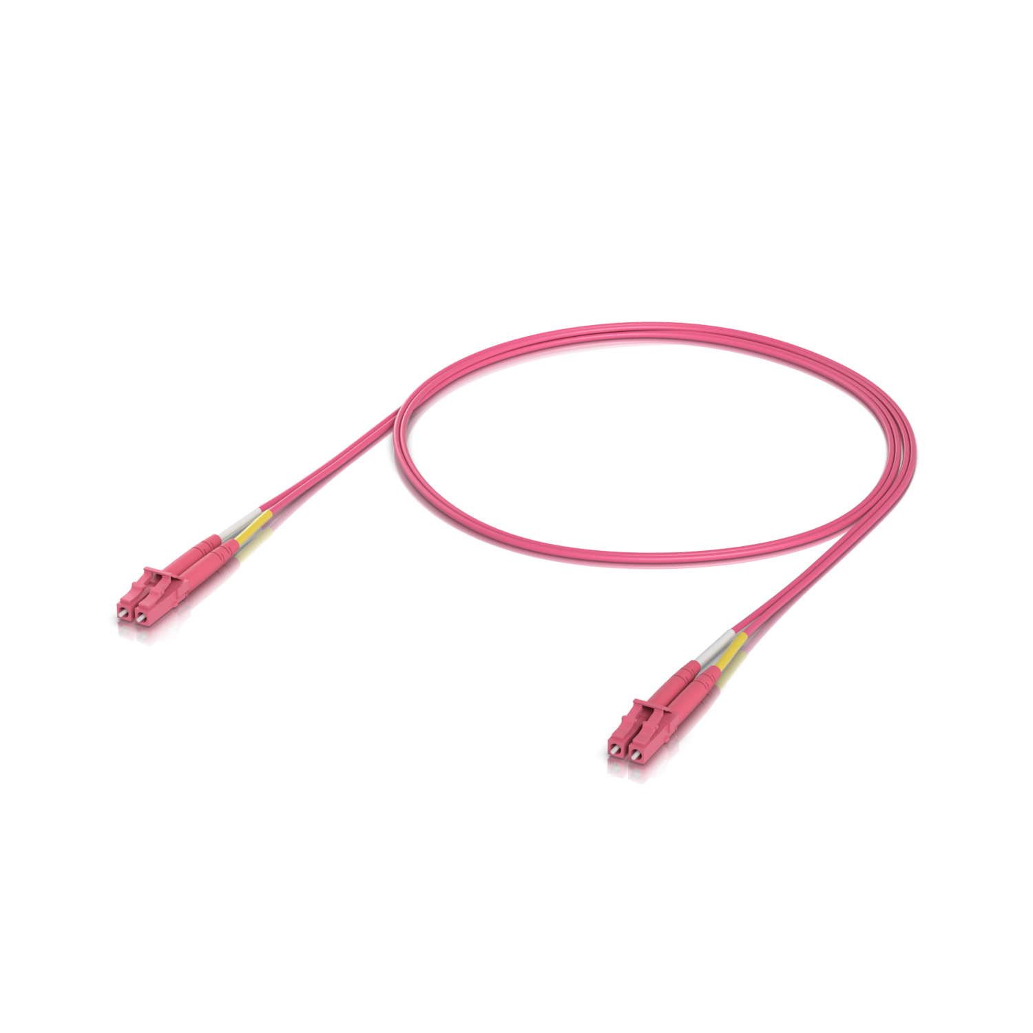 OM4 Duplex LC UPC Fiber Patch Cable 1m 50 Pack